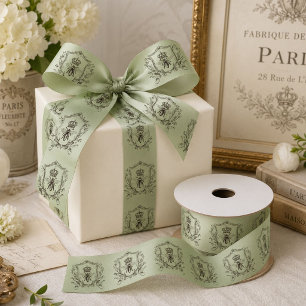 Vintage Paris Beekeeper French Crown Bee Queen Satin Ribbon