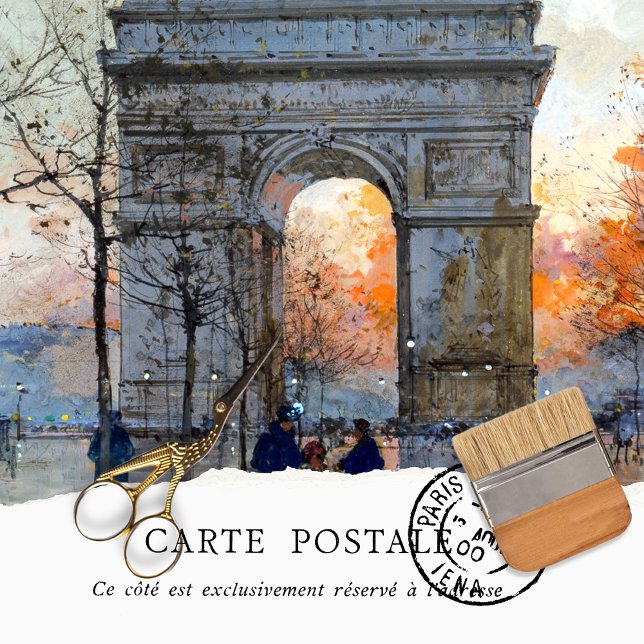 Vintage Paris Belle Epoque Tissue Paper (Creator Uploaded)