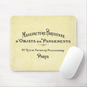 Vintage Paris Biz Card Mouse Mat