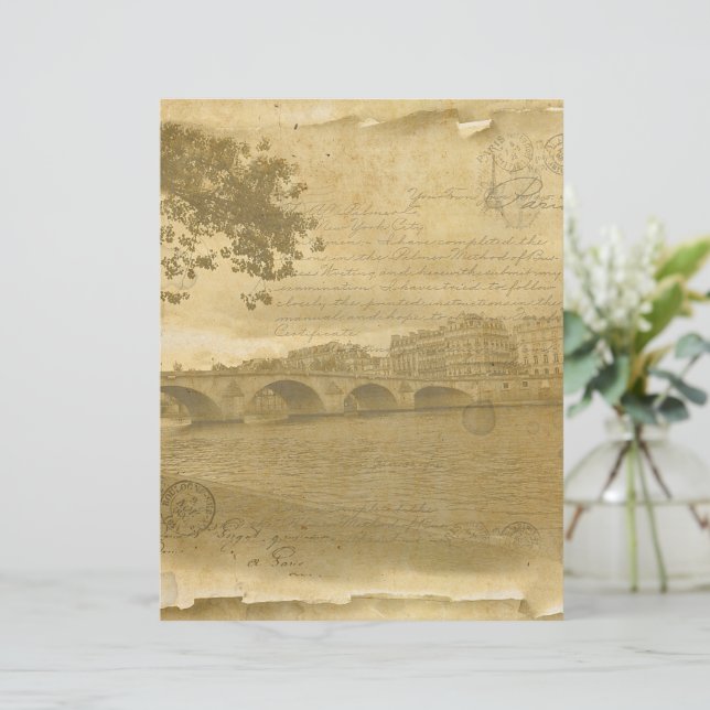 Vintage Paris bridge (Standing Front)