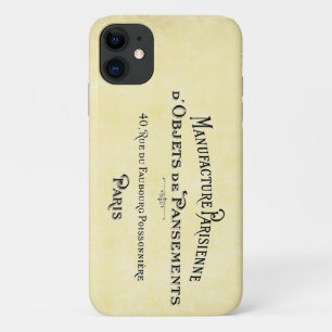 Vintage Paris Business Card iPhone 11 Case