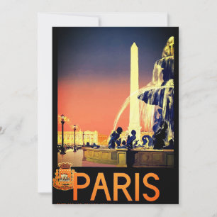 Vintage Paris Card