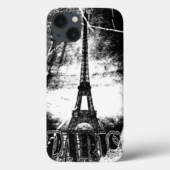 Vintage Paris Eiffel Tower Case-Mate iPhone Case (Back)