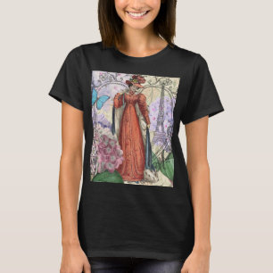 Vintage Paris Eiffel Tower Collage Romantic French T-Shirt