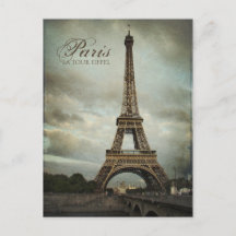 Vintage Paris Eiffel Tower