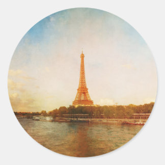 Vintage Paris Eiffel Tower Sticker