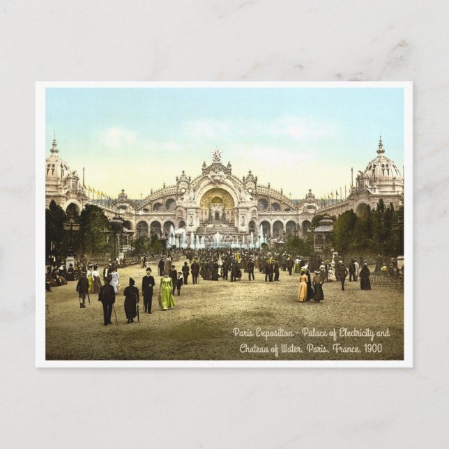 Vintage Paris Exposition of 1900 Postcard (Front)