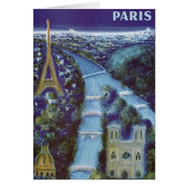 Vintage Paris, France - (Front)