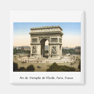 Vintage Paris France, Arc de Triomphe Magnet