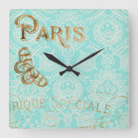 Vintage Paris Gold Design