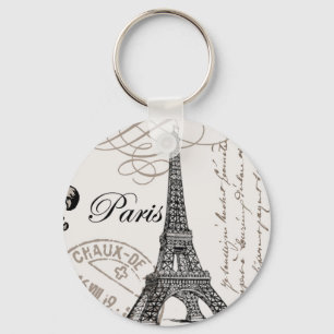 Vintage Paris...keychain Key Ring