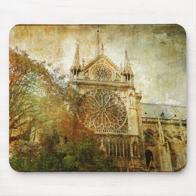 Vintage Paris Mouse Pad (Front)