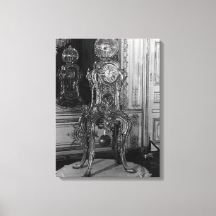 Vintage Paris Palace Versailles astronomical clock Canvas Print