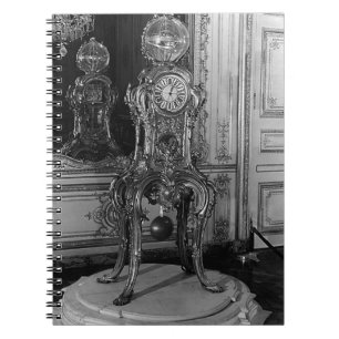Vintage Paris Palace Versailles astronomical clock Notebook