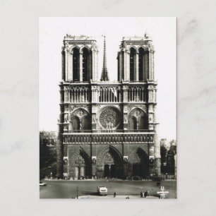 Vintage Paris, Paris Notre Dame, Ile de la Citie Postcard
