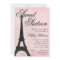Vintage Paris Pink Black Sweet 16 Birthday