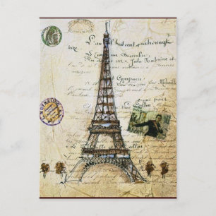 Vintage PARIS POST CARD