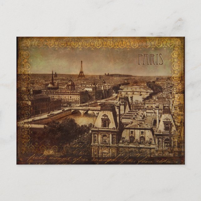 Vintage Paris Postcard (Front)