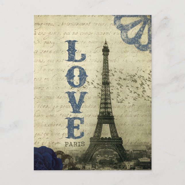 Vintage Paris Postcard (Front)