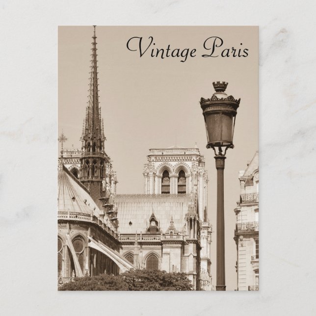 Vintage Paris Postcard (Front)