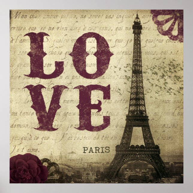 Vintage Paris Poster (Front)