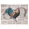 Vintage Paris rooster any purpose party tissue