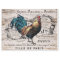 Vintage Paris rooster any purpose party tissue