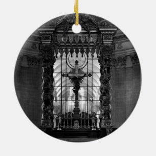 Vintage Paris royal chapel altar St James Palace Ceramic Tree Decoration