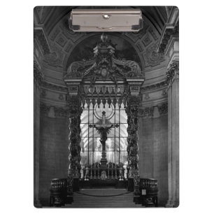 Vintage Paris royal chapel altar St James Palace Clipboard