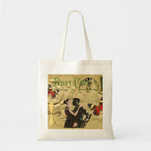 Vintage Paris Tango post card Tote Bag