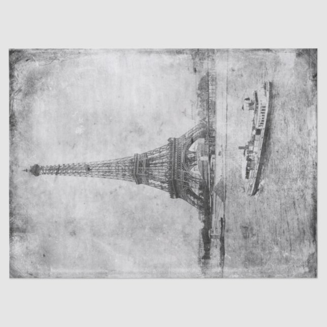 Vintage Paris Tissue or Decoupage Paper (Front)