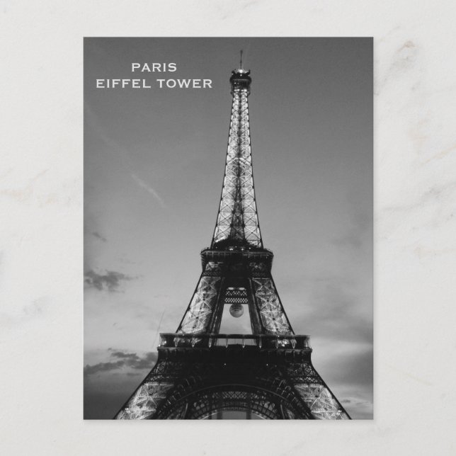 Vintage Paris Travel Tourism Postcard (Front)