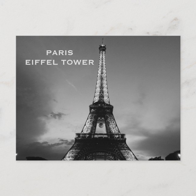 Vintage Paris Travel Tourism Postcard (Front)