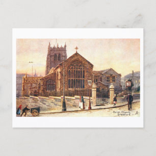 Vintage Parish Church, Bradford Postcard