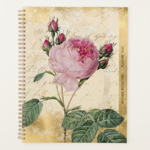 Vintage Parisian Rose personalised Planner