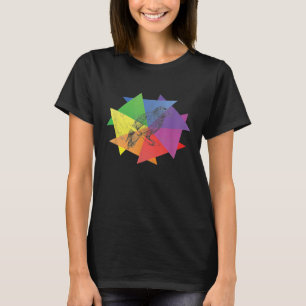 Vintage Parrot Lover Retro Tropical Bird Silhouett T-Shirt