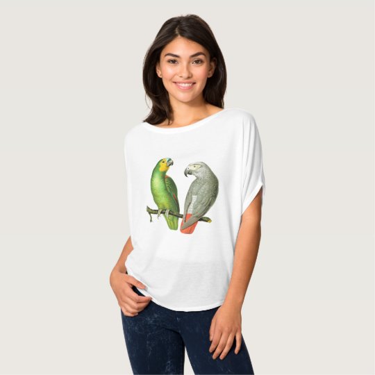 'Vintage Parrots V1' Summer Top
