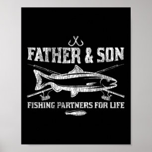 Vintage Partner For Life Father Son Dad Kid Matchi Poster