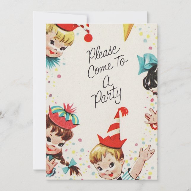 Vintage Party Invite (Front)