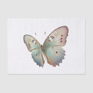 Vintage Pastel Butterfly Art for Decoupage Tissue Paper