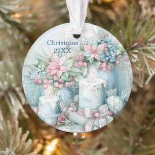 Vintage Pastel Christmas Ornament