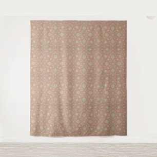 Vintage Pastel Floral Vine Pattern – Soft Blush & Tapestry