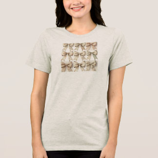 Vintage Pastoral Elegance Warm Autumn Comfort Ribb Tri-Blend Shirt