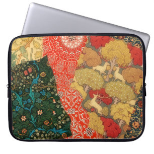 Vintage Patchwork Collage Art Laptop Cover Sleeve