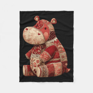 Vintage Patchwork Hip Cute Boho Nursery Fleece Blanket