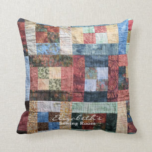 Vintage Patchwork Quilt Cushion