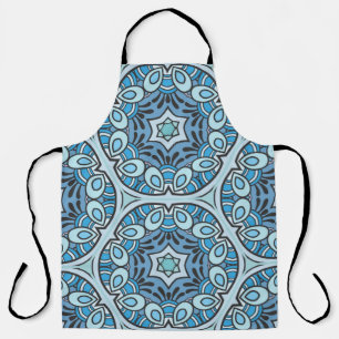 Vintage patchwork quilt pattern. Hand drawn decora Apron