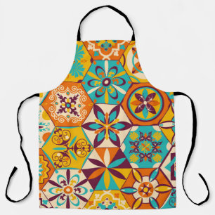 vintage patchwork quilt pattern. Vintage decorativ Apron