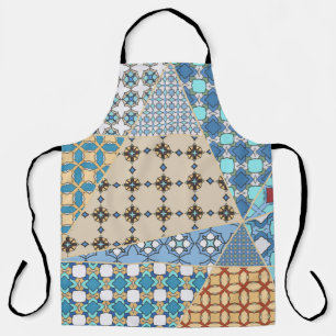 Vintage patchwork quilt pattern. Vintage decorativ Apron