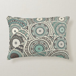 Vintage patchwork quilt pattern. Vintage decorativ Decorative Cushion